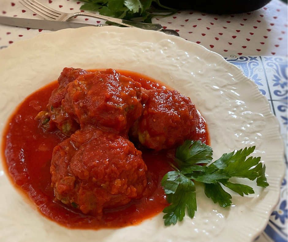 Eggplant Meatballs with Tomato Sauce – a delicious summer dish
